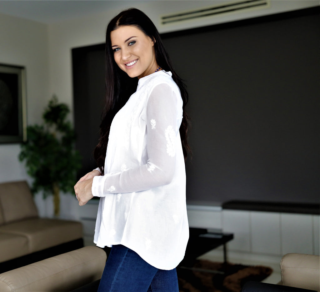 Suave Seafoam Top