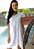 Layered A-Line Midi Dress